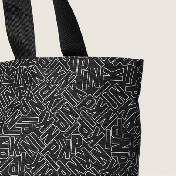 NWT Victoria’s Secret PINK Oversized Weekender Zip Top Tote Bag - Picture 3 of 6